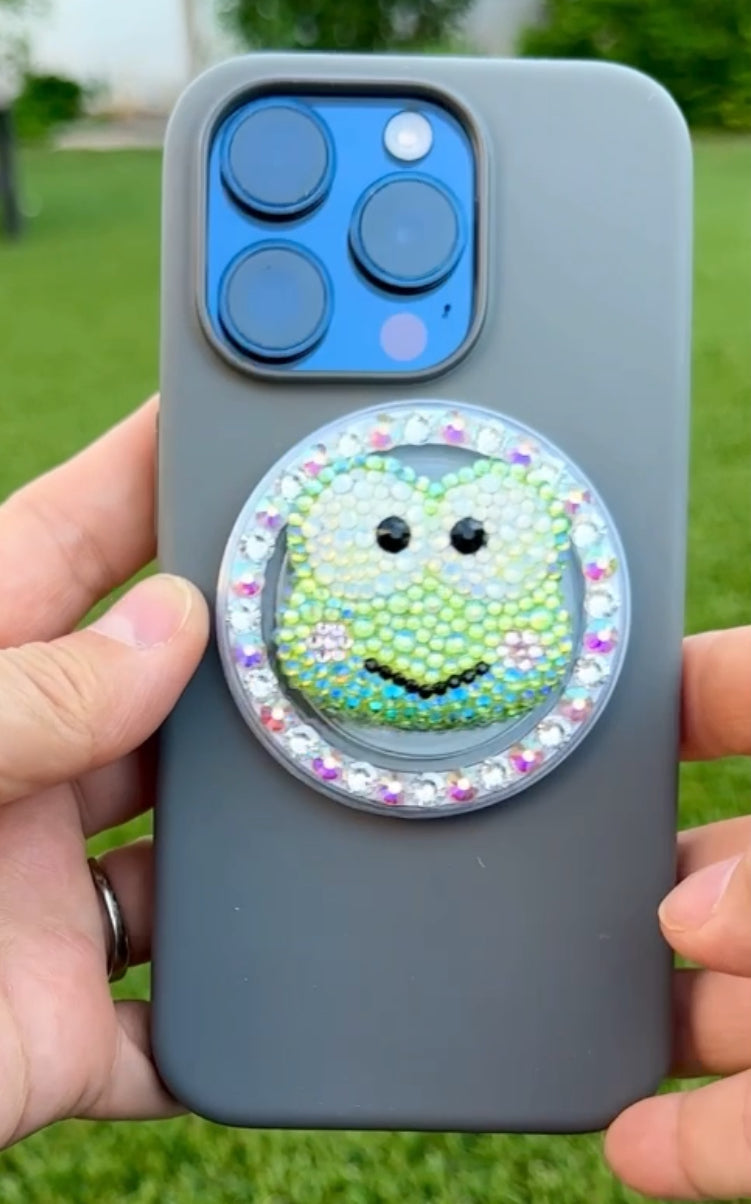 Bling Bling Magnet Rhinestone Phone Grip g4