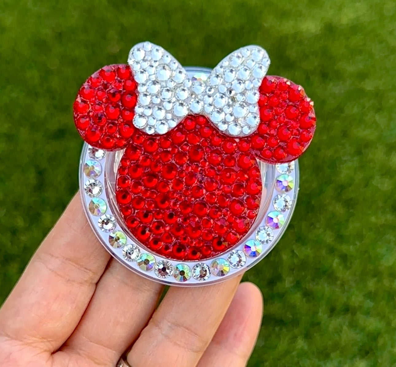 Bling Bling Magnet Rhinestone Phone Grip g5