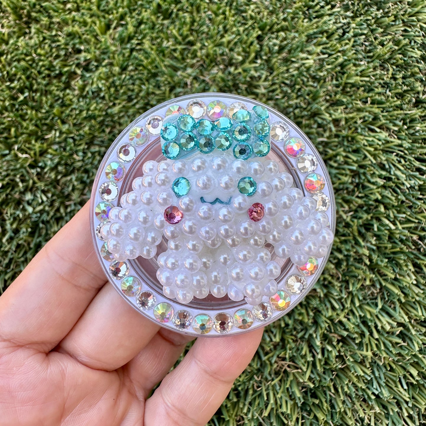 Crystal Bling Bling Magnet Rhinestone Phone Grip g41