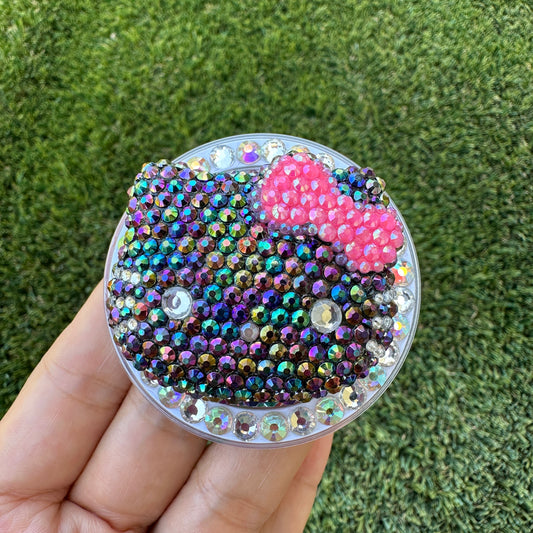 Crystal Bling Bling Kitty Cat Magnet Rhinestone Phone Grip g144