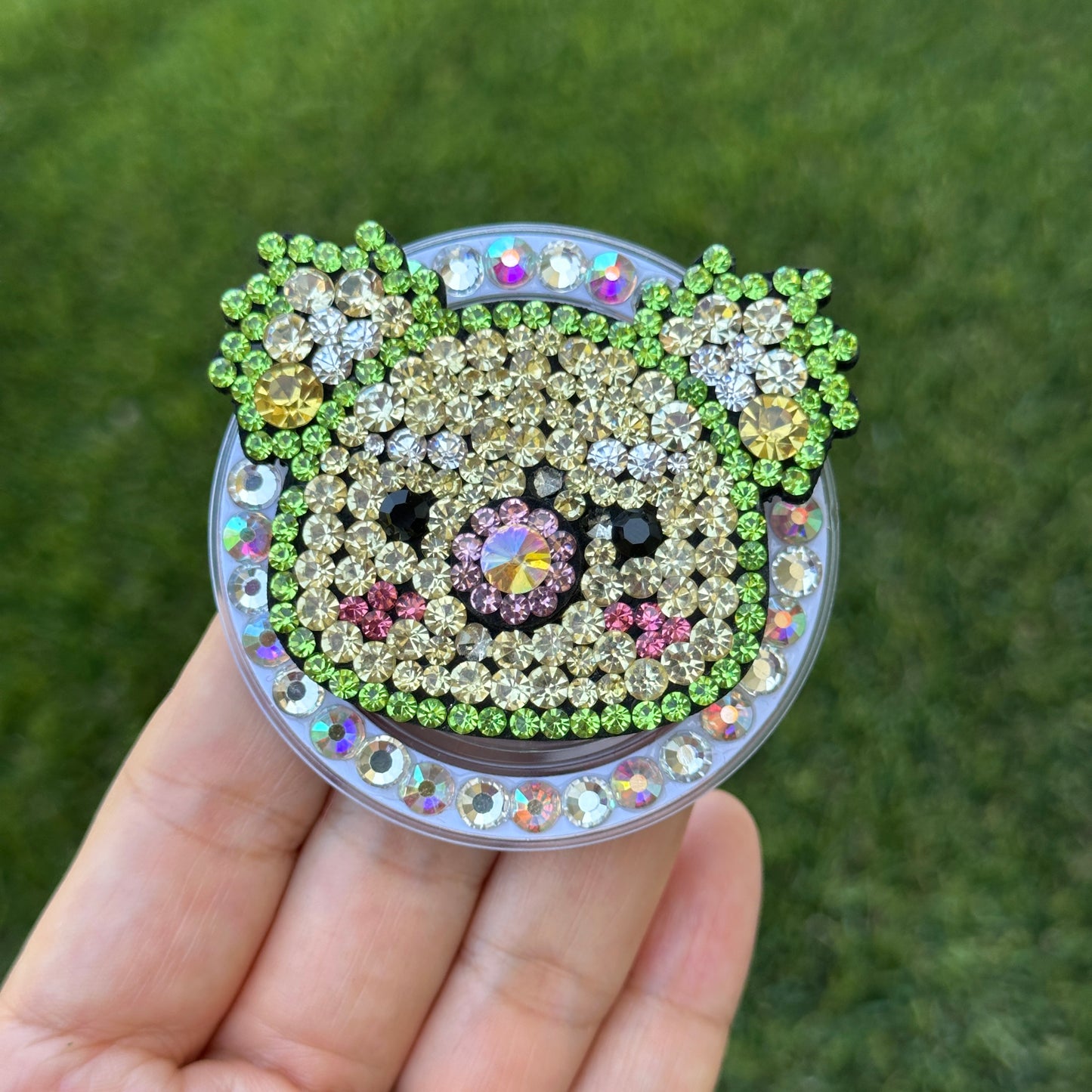 Crystal Bling Bling Magnet Rhinestone Phone Grip g56