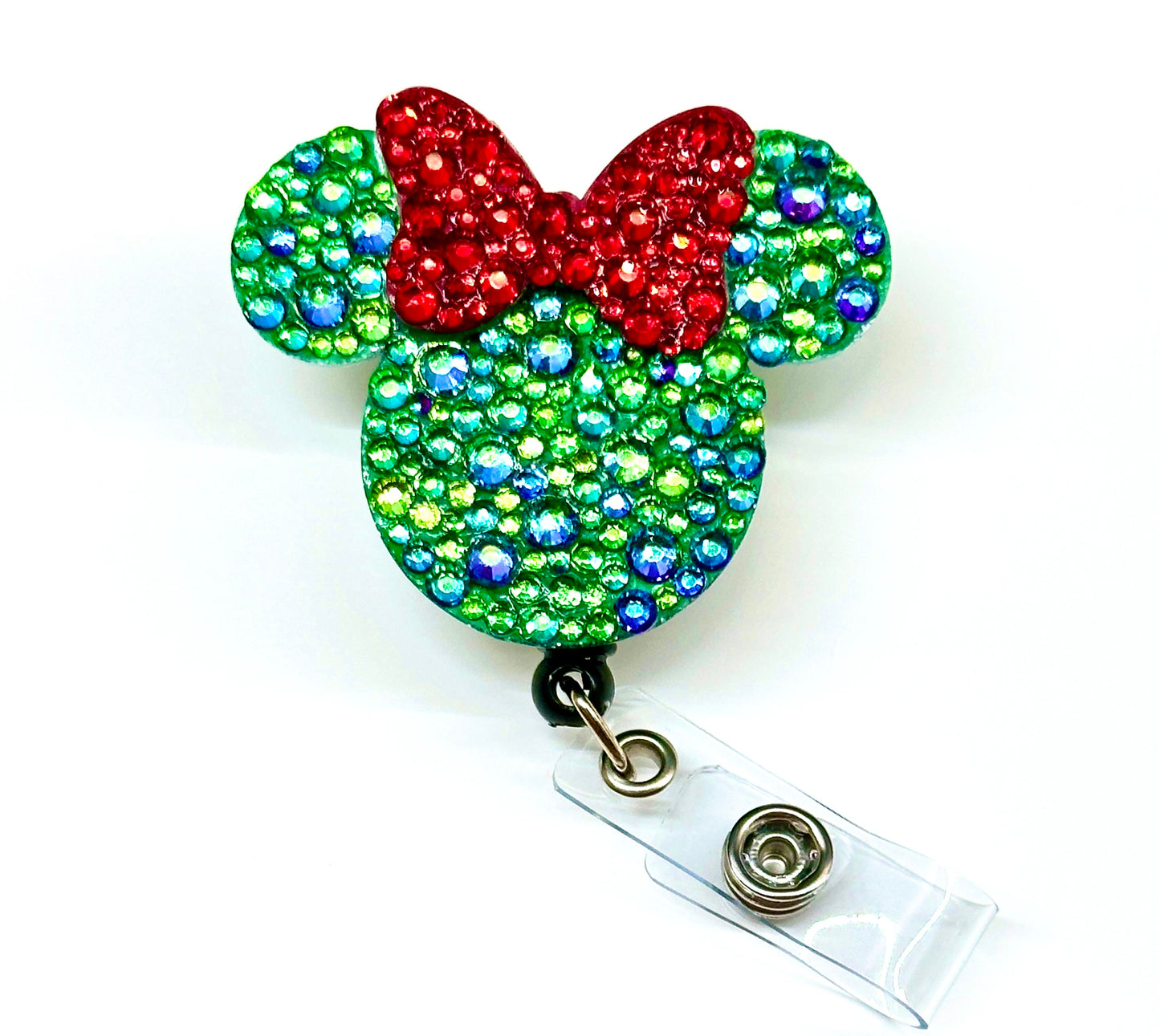 1 Piece Cute Cartoon ID Badge Reel With Bead ID Badge Holder b4