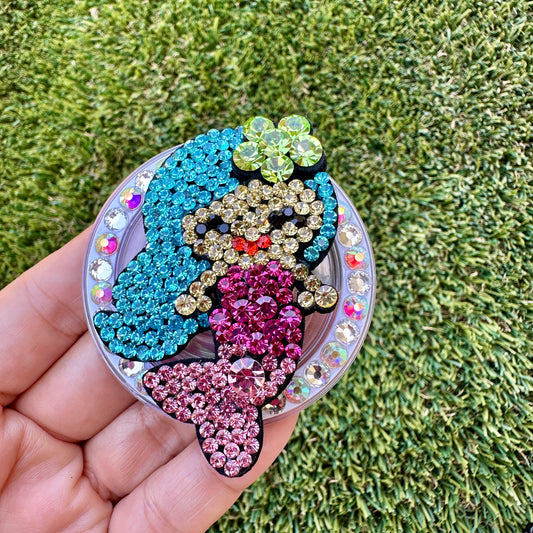 Crystal Bling Bling Magnet Rhinestone Phone Grip g59