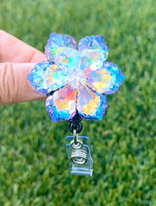 1 Piece Cute Cartoon ID Badge Reel With Bead ID Badge Holder b7