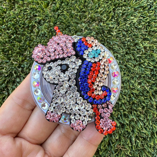 Crystal Bling Bling Magnet Rhinestone Phone Grip g54