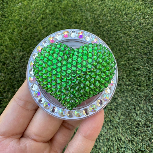 Crystal Bling Bling Heart Magnet Rhinestone Phone Grip g122