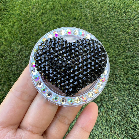Crystal Bling Bling Heart Magnet Rhinestone Phone Grip g130