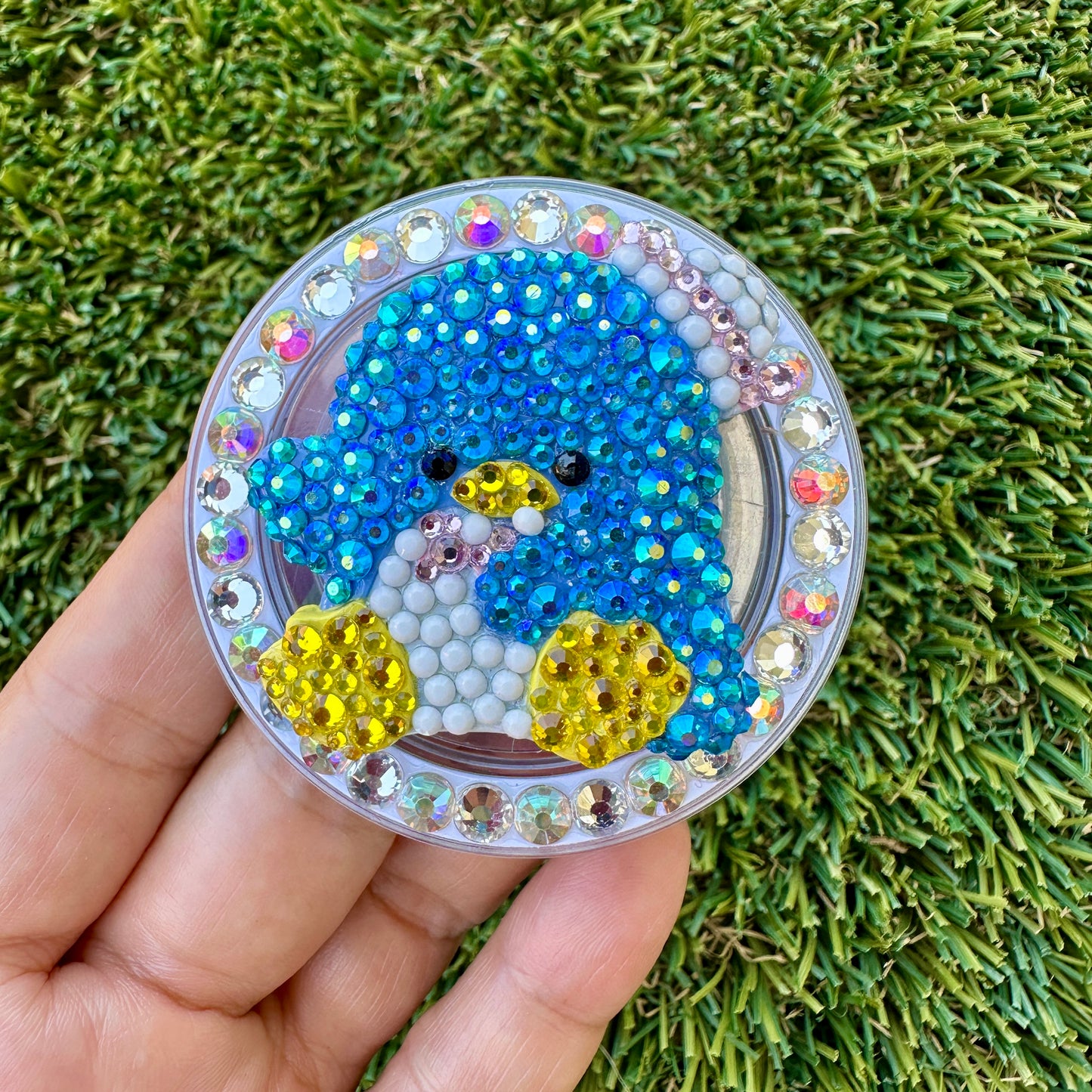 Crystal Bling Bling Magnet Rhinestone Phone Grip g37