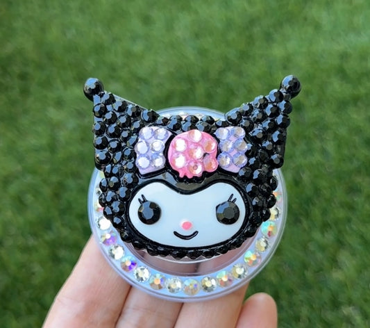 Cartoon Bling Bling Magnet Rhinestone Phone Grip g13