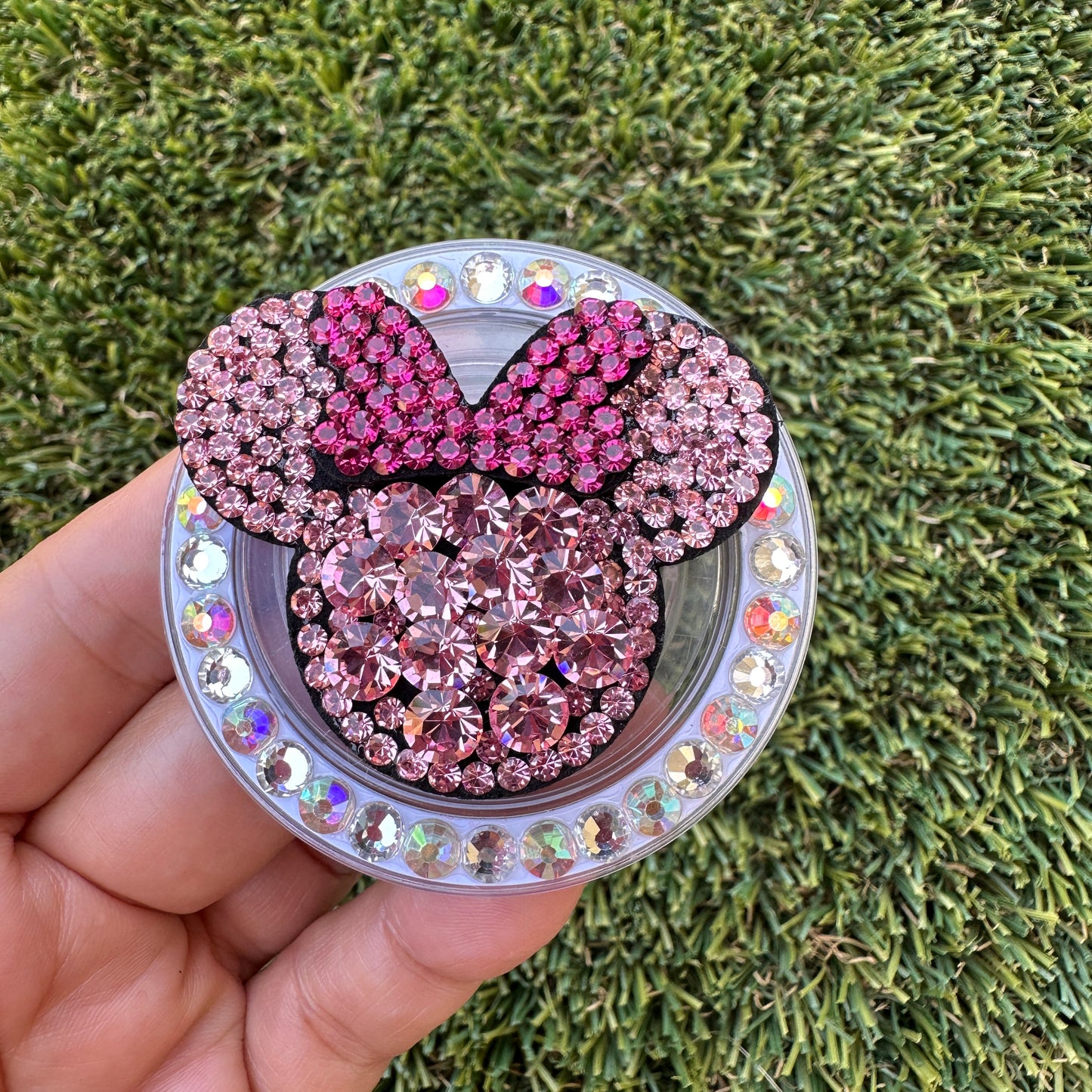 Crystal Bling Bling Magnet Rhinestone Phone Grip g48