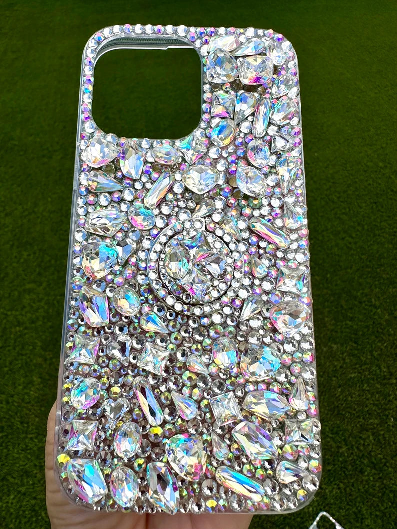 Handmade Bling Bling Rhinestones Phone Case Make to Order z1