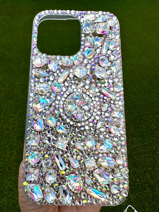 Handmade Bling Bling Rhinestones Phone Case Make to Order z1