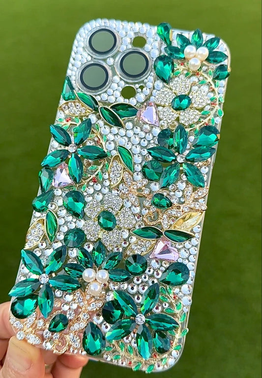 Handmade Bling Bling Rhinestones Phone Case Make to Order z2