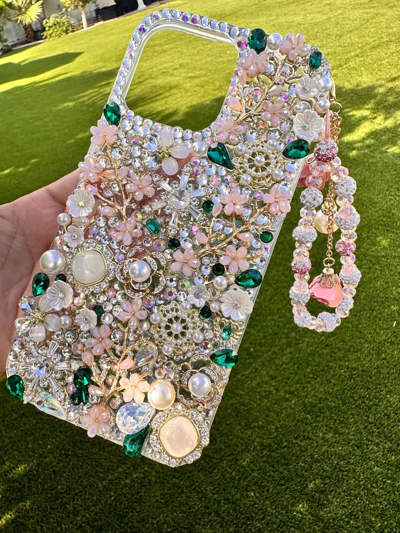 Handmade Bling Bling Rhinestones Phone Case Make to Order z6