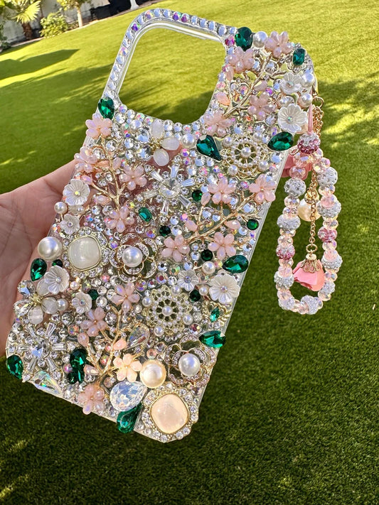 Handmade Bling Bling Rhinestones Phone Case Make to Order z6