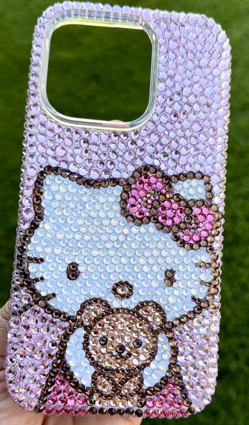 Handmade Bling Bling Rhinestones Phone Case Make to Order z7