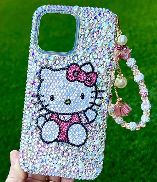 Handmade Bling Bling Rhinestones Phone Case Make to Order z16